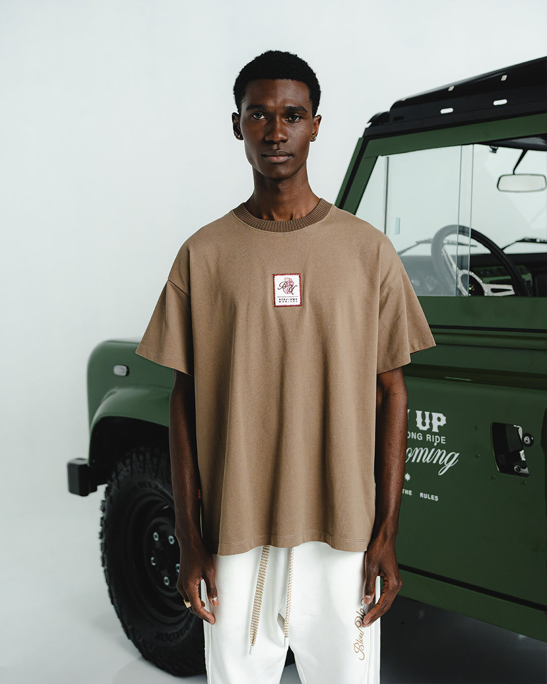 MOST WANTED REGULAR FIT CAMEL T-SHIRT