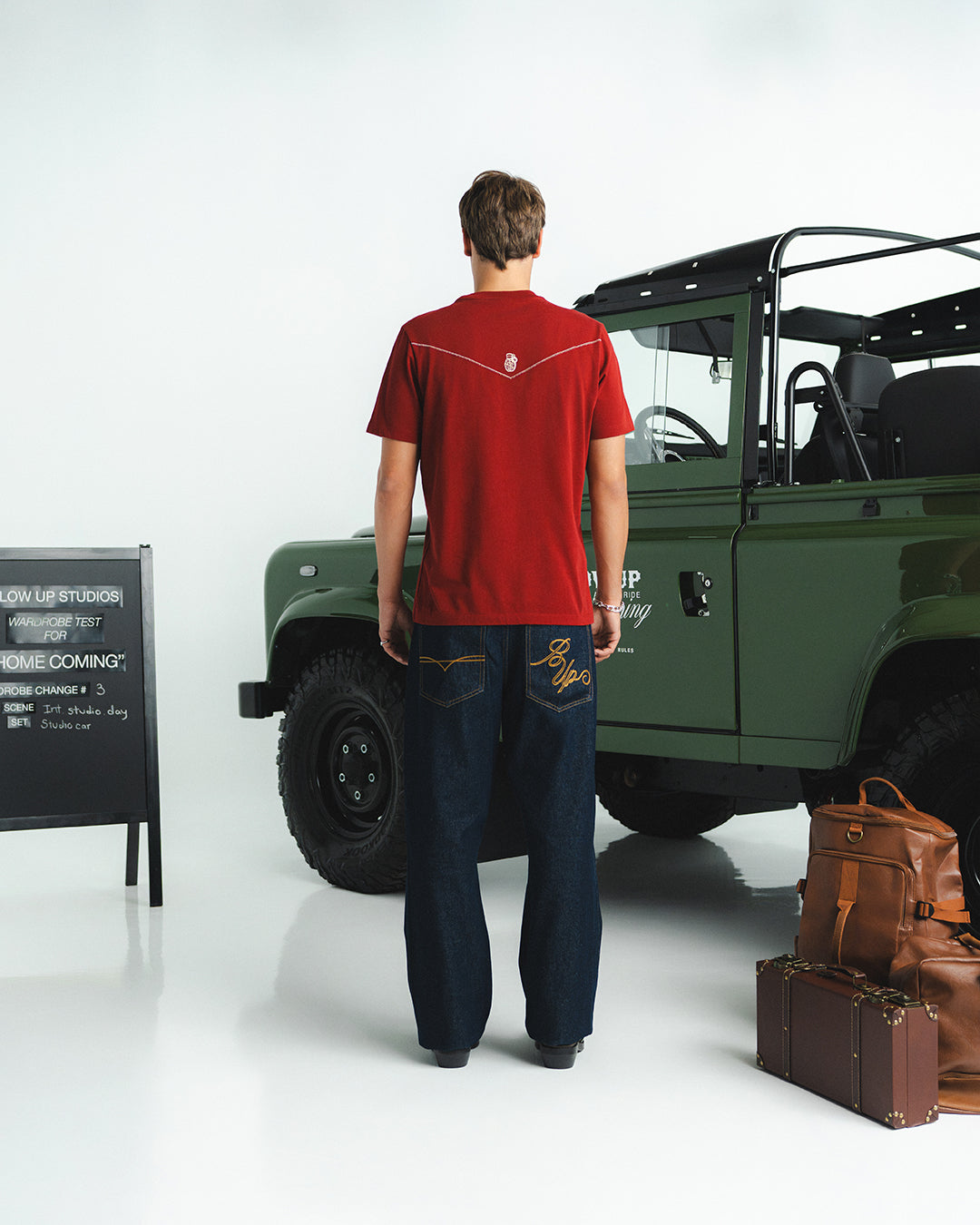 LASSO REGULAR FIT RED WINE T-SHIRT
