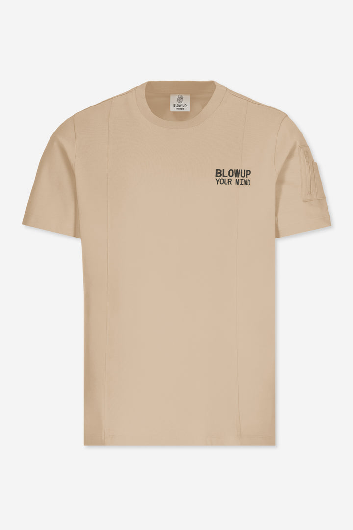 SLIM FIT IVORY T-SHIRT