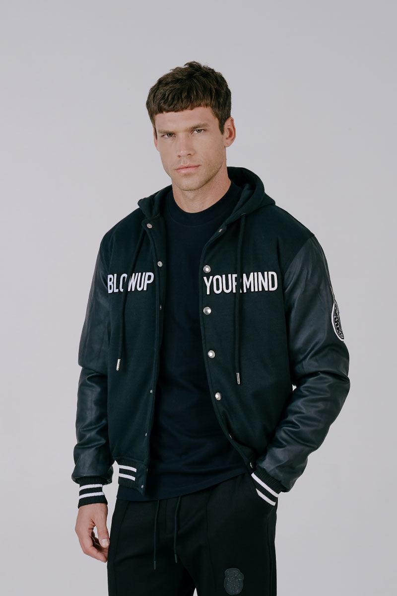 Black Varsity Jacket