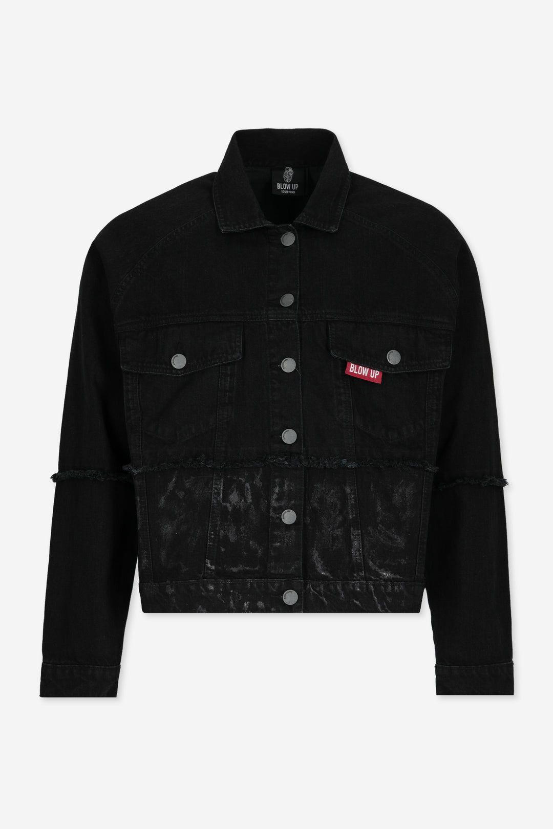 REGULAR FIT BLACK JACKET