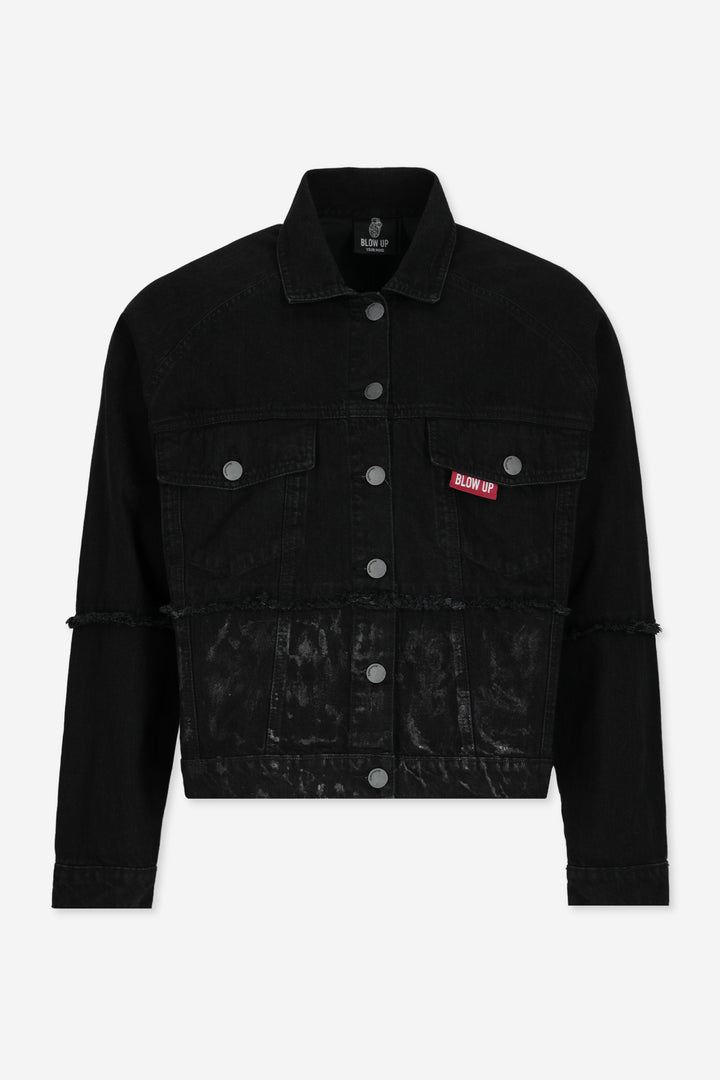 REGULAR FIT BLACK JACKET