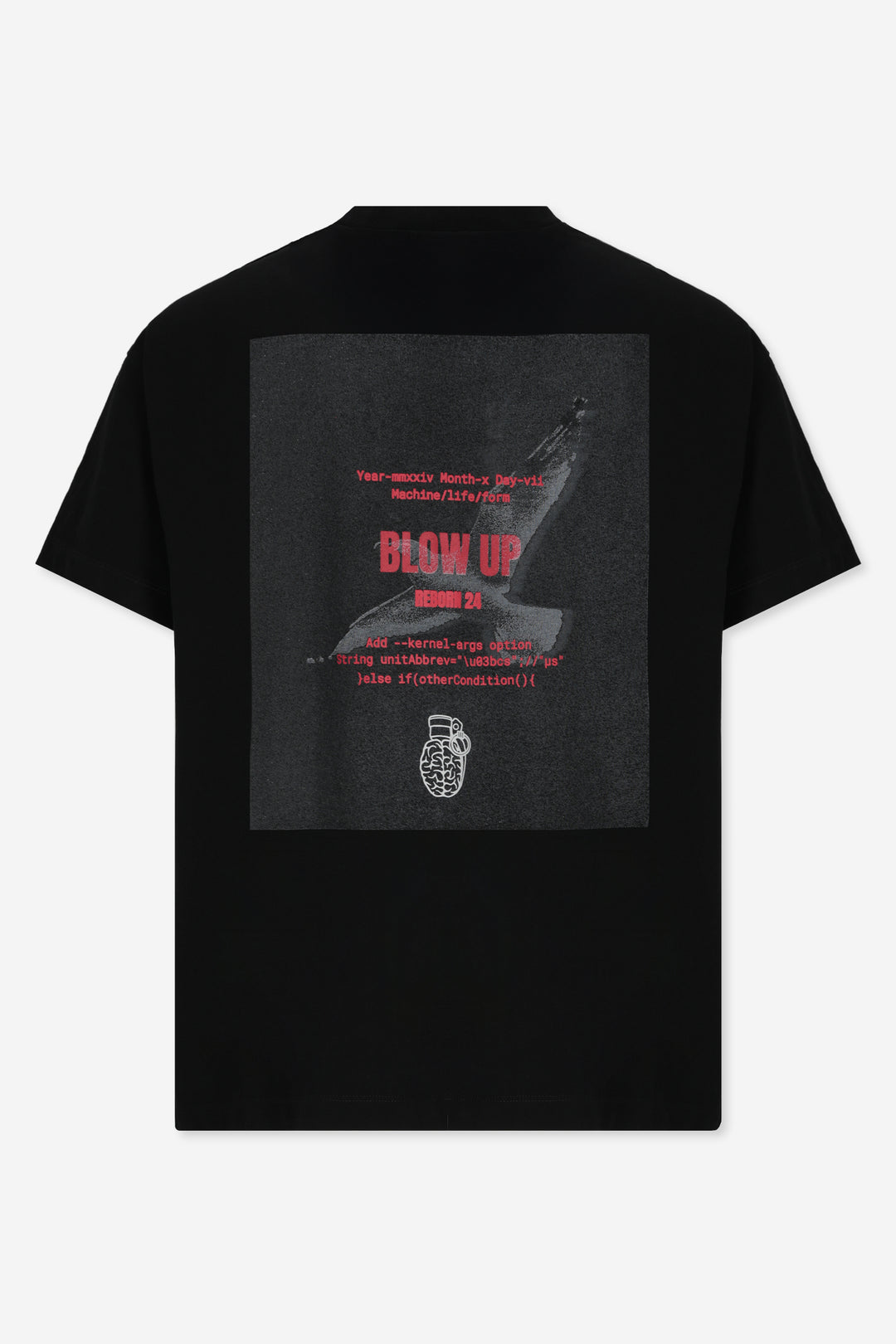 REGULAR FIT BLACK T-SHIRT