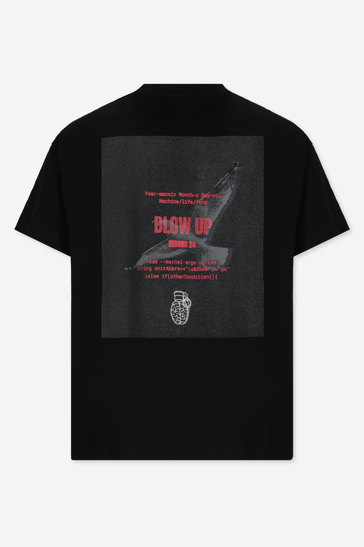 REGULAR FIT BLACK T-SHIRT
