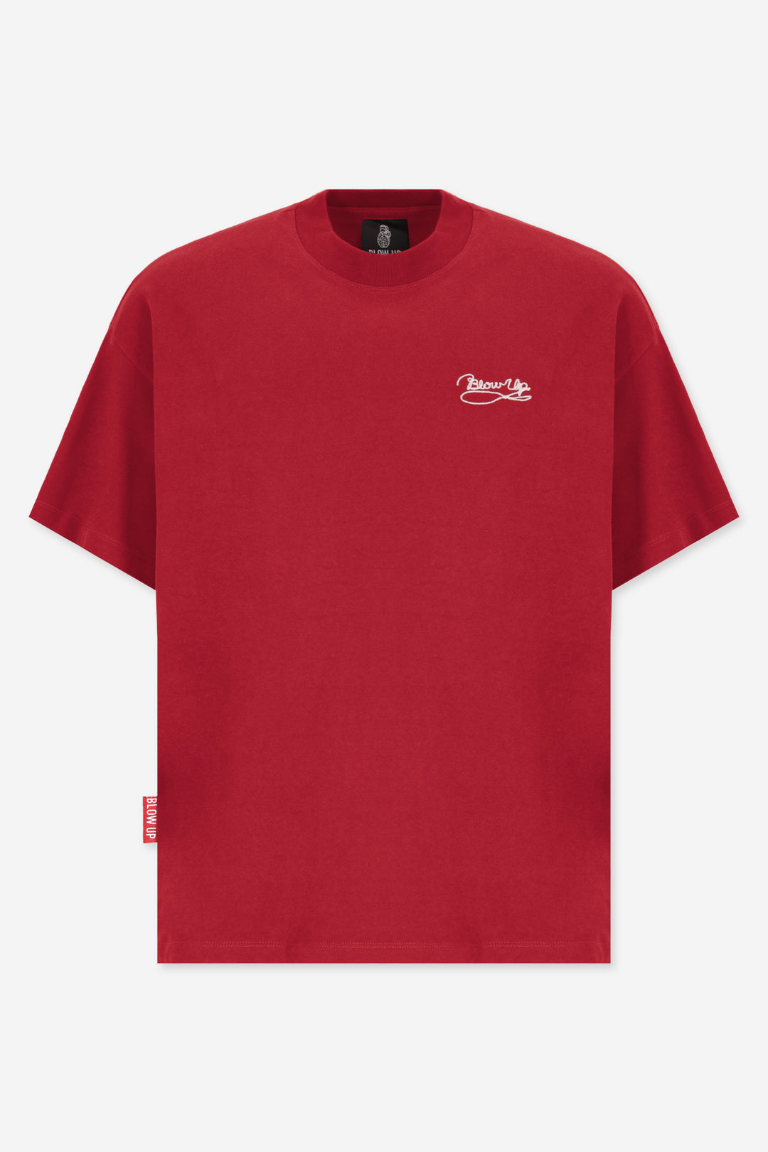 LASSO REGULAR FIT RED WINE T-SHIRT