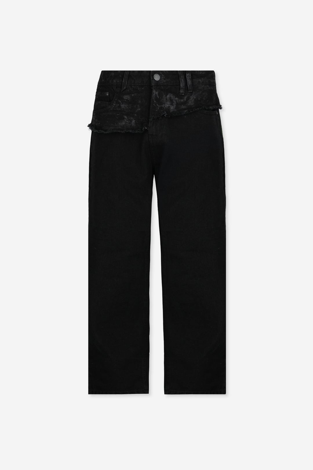 STRAIGHT FIT BLACK JEAN