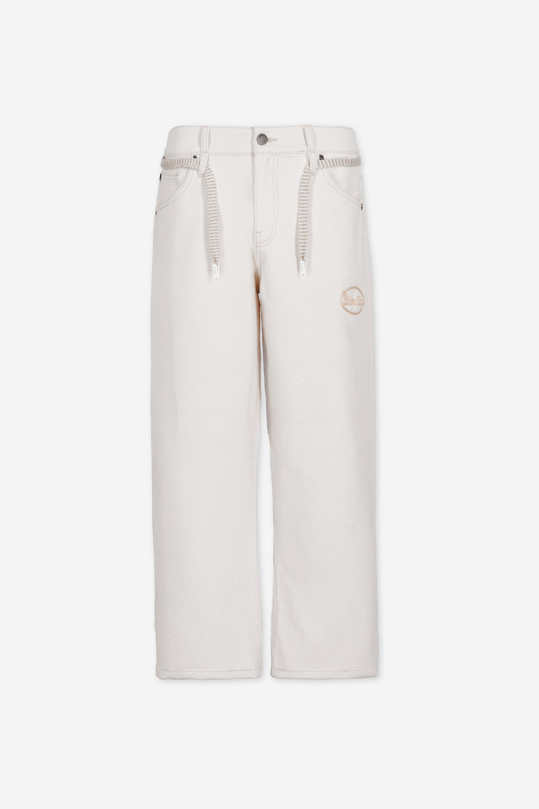 LASSO REGULAR FIT IVORY JEAN
