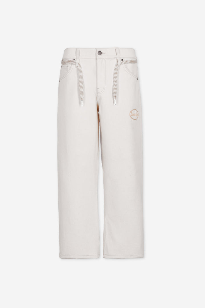LASSO REGULAR FIT IVORY JEAN