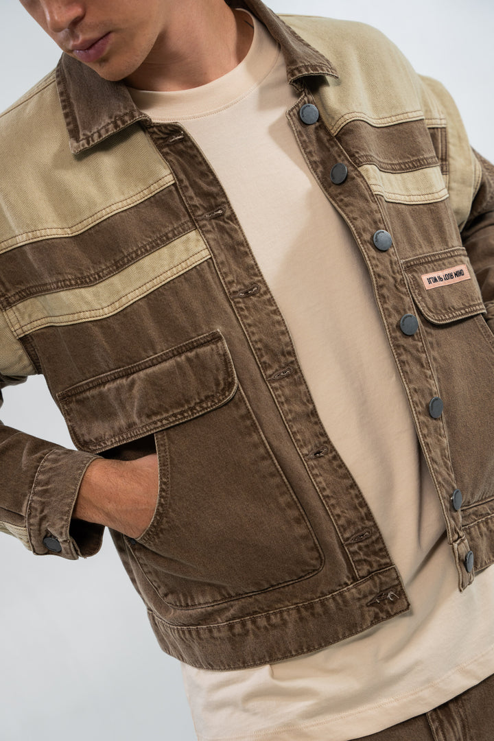REGULAR FIT CAMEL JACKET