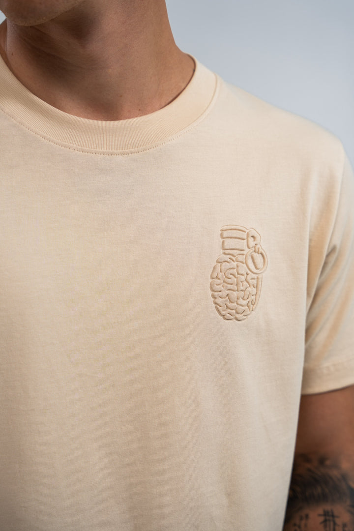SLIM FIT IVORY T-SHIRT