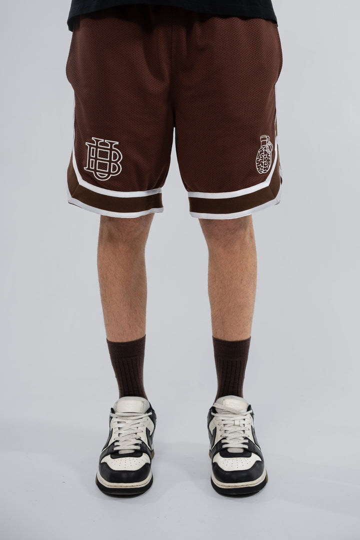 BROWN SHORT
