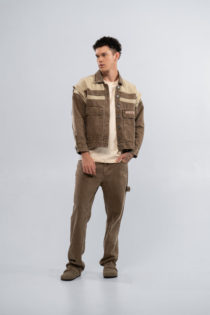 REGULAR FIT CAMEL JACKET