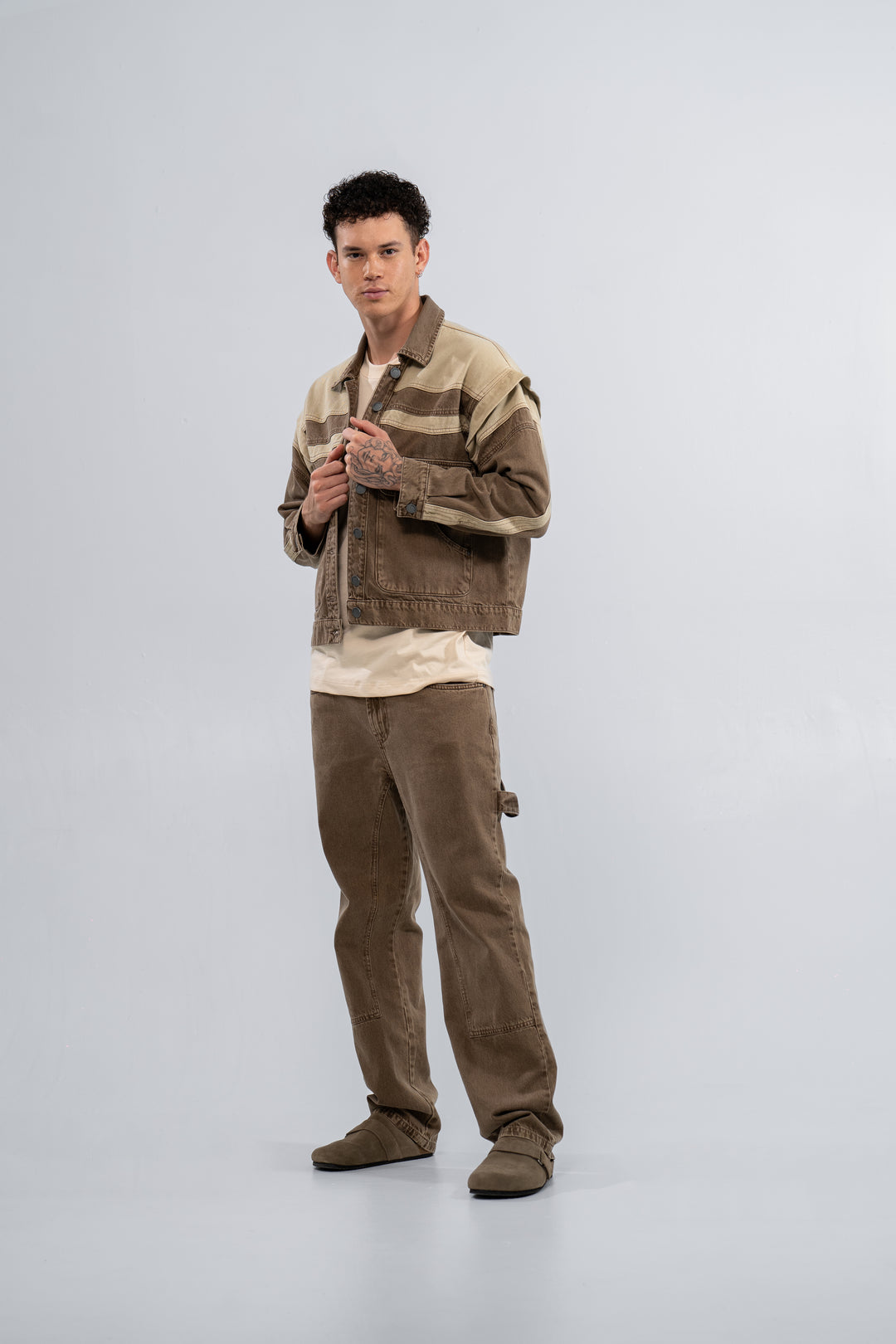 REGULAR FIT CAMEL JACKET