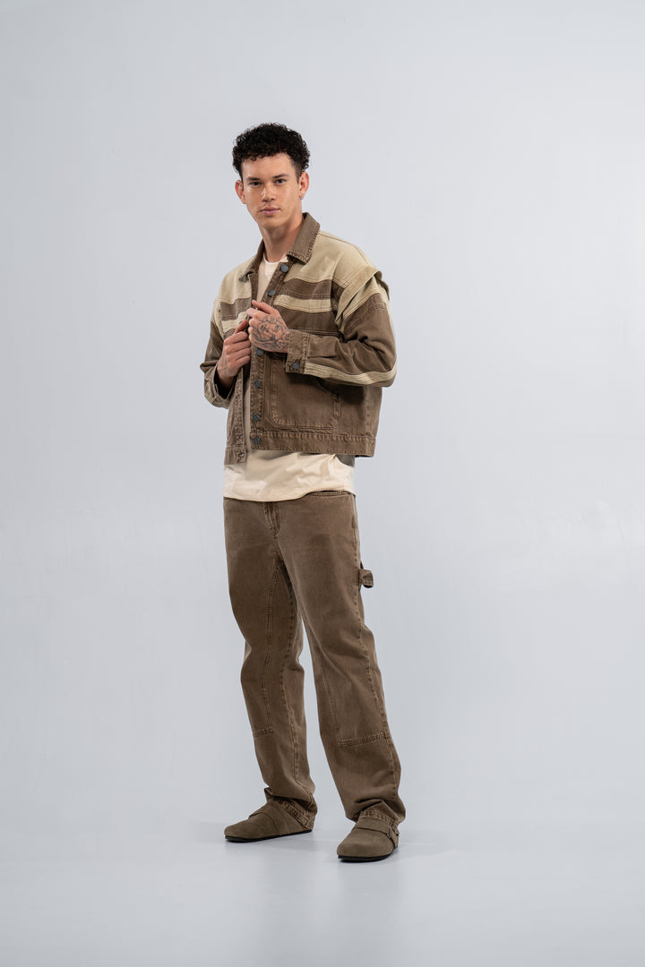 REGULAR FIT CAMEL JACKET