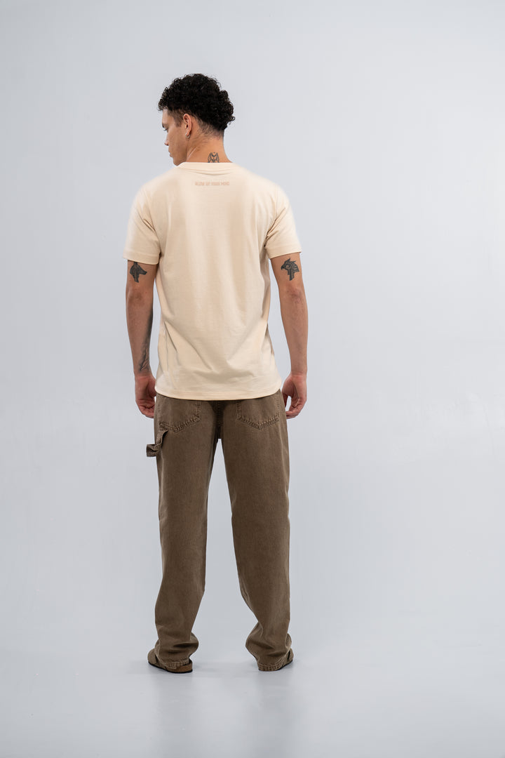 SLIM FIT IVORY T-SHIRT
