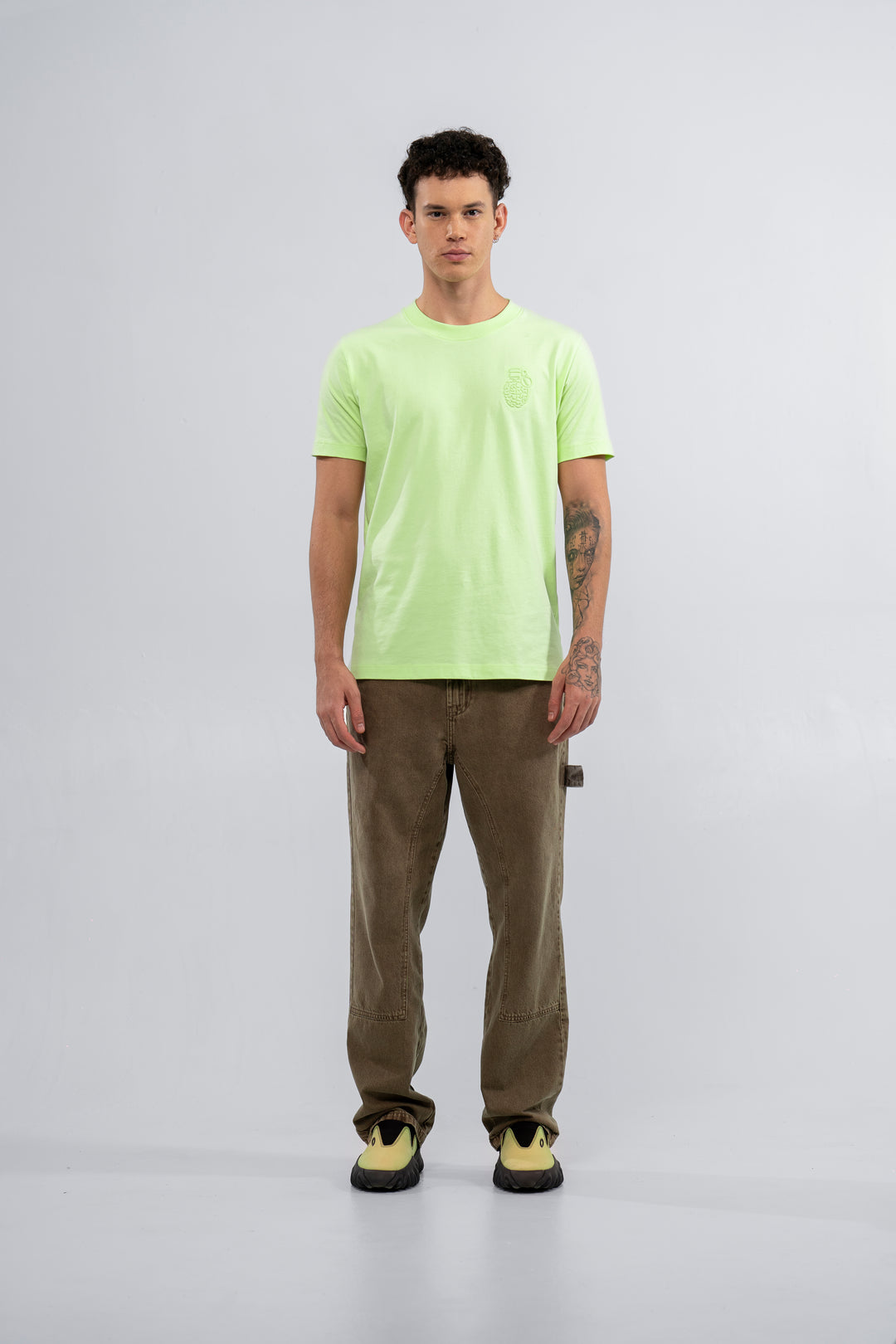 SLIM FIT GREEN T-SHIRT