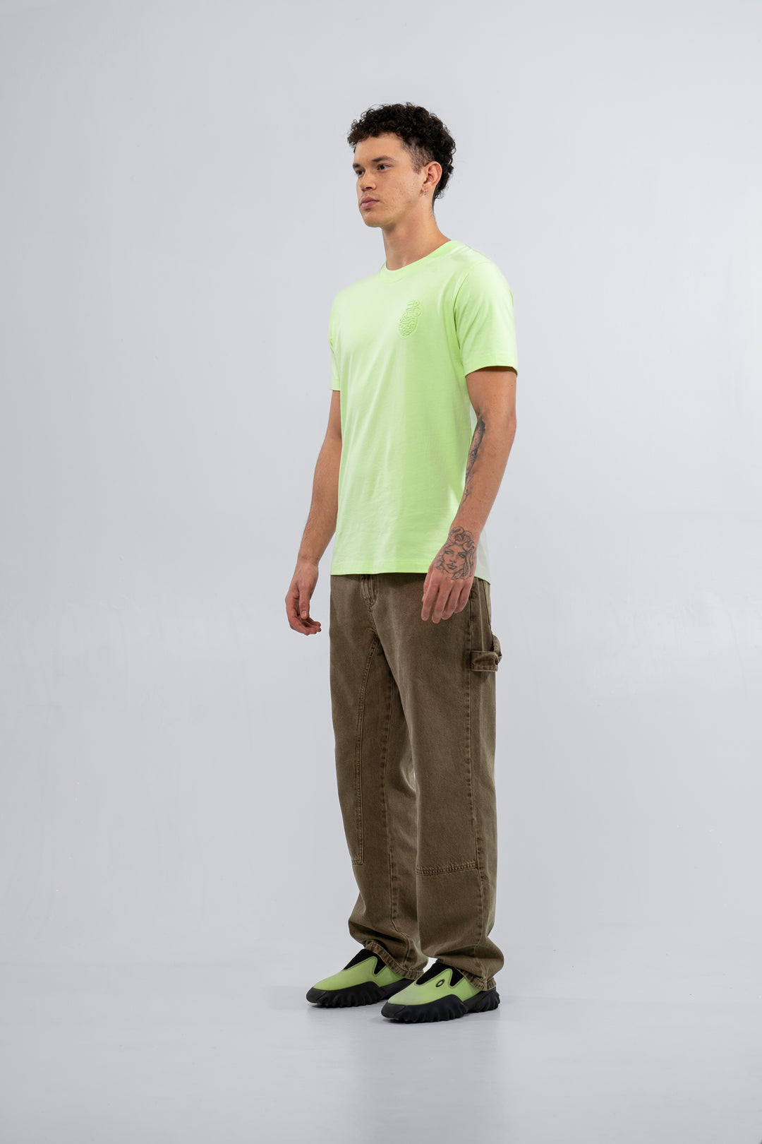 SLIM FIT GREEN T-SHIRT