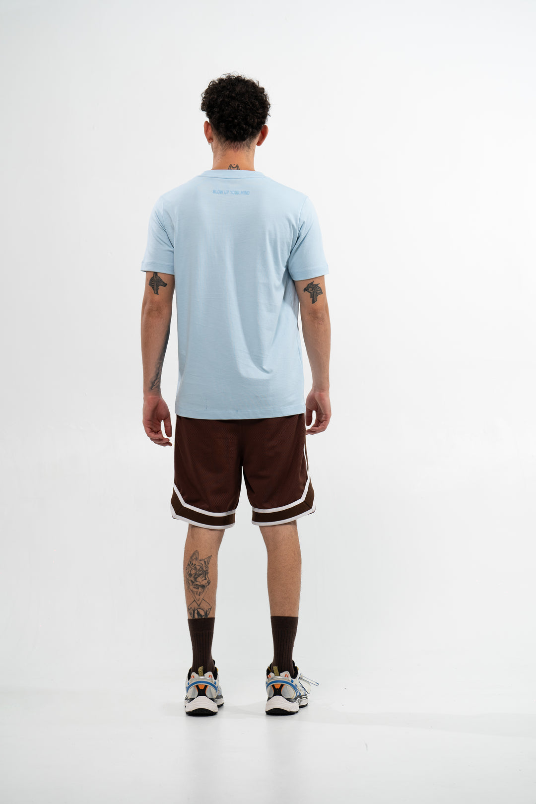 SLIM FIT BLUE T-SHIRT