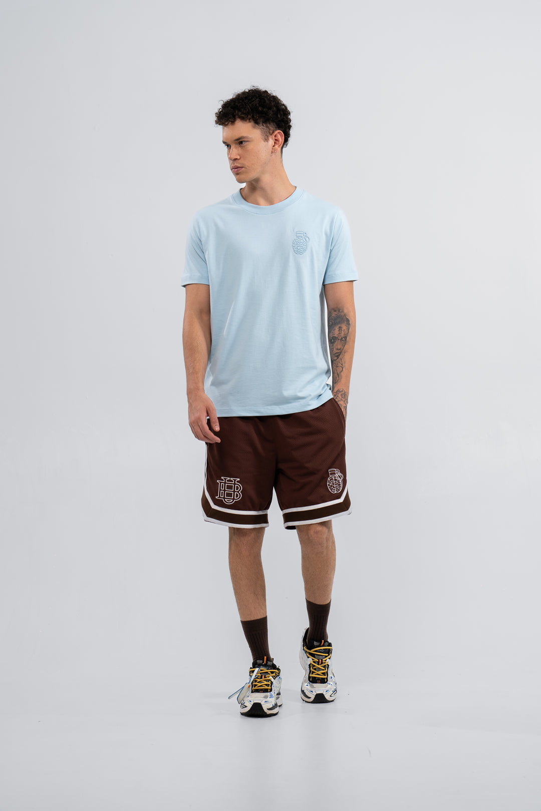 SLIM FIT BLUE T-SHIRT