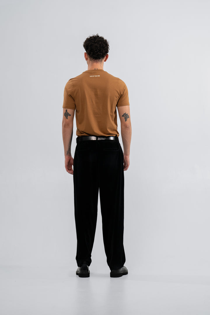SLIM FIT BROWN T-SHIRT