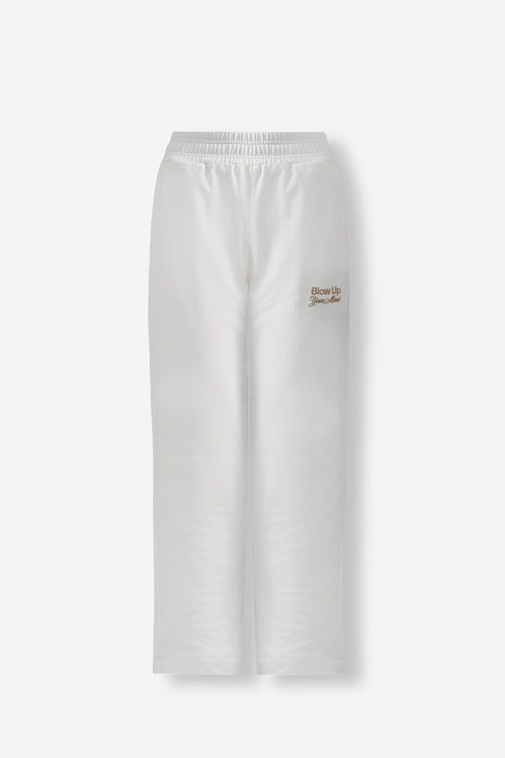 Straight-leg jogger ivory