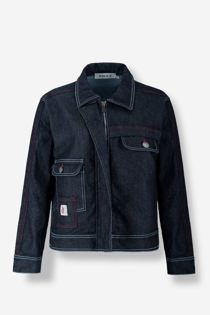 Woman Denim Jacket Blue