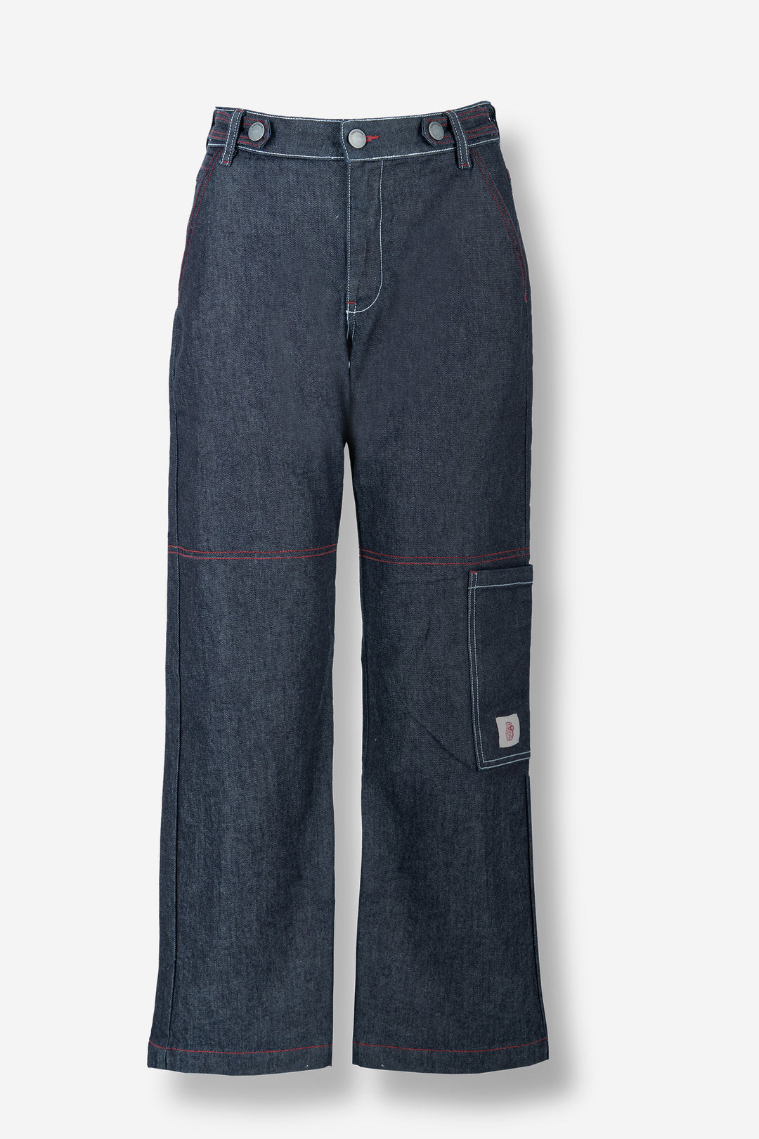 Straight Fit Denim Jeans Blue