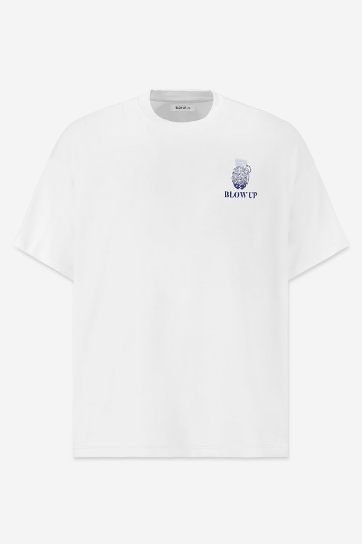 NAVIGATION WHITE  CLASSIC T-SHIRT