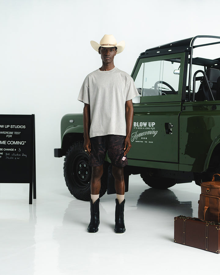 SHERIFF REGULAR FIT WHITE T-SHIRT