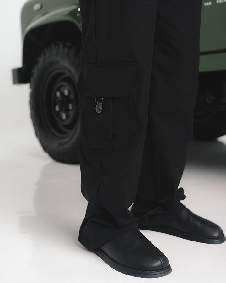 WESTERN BLACK WIDE CARGO PANTS
