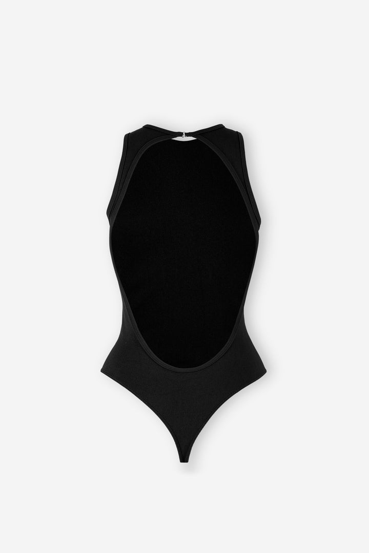 Sleeveless Bodysuit Black