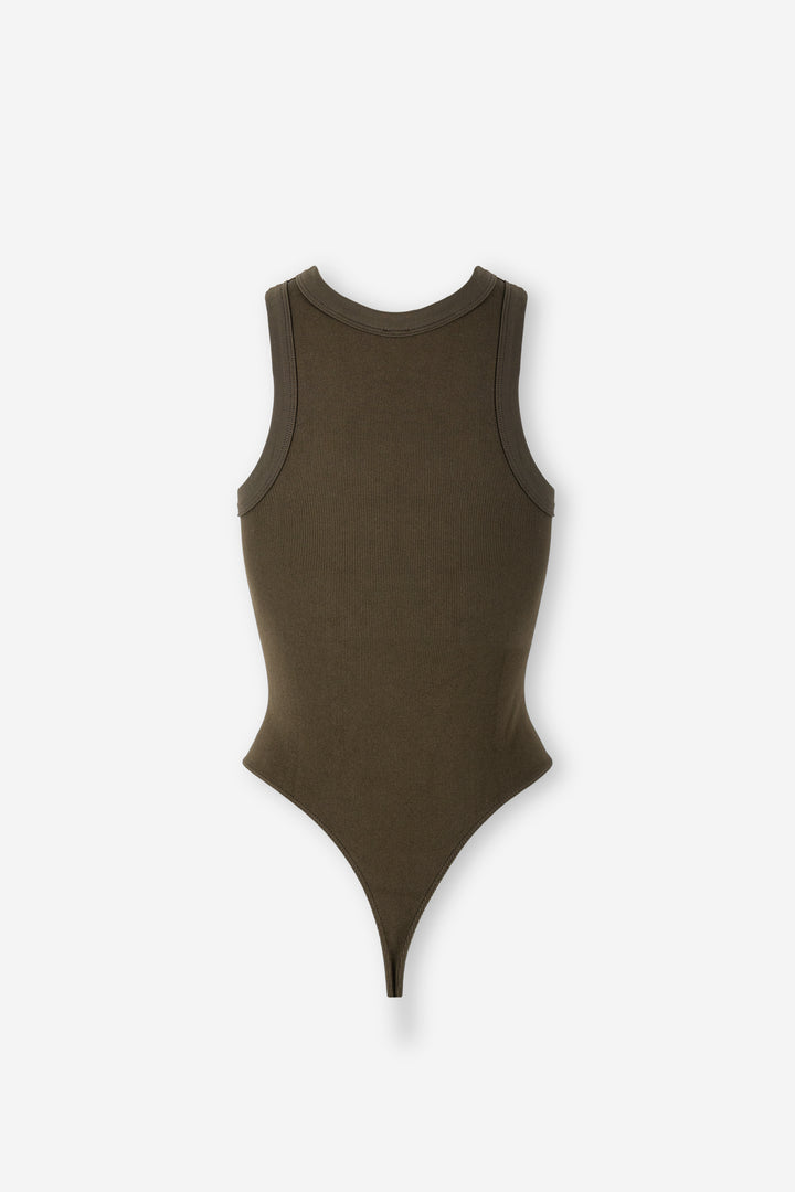 Sleeveless Bodysuit Brown