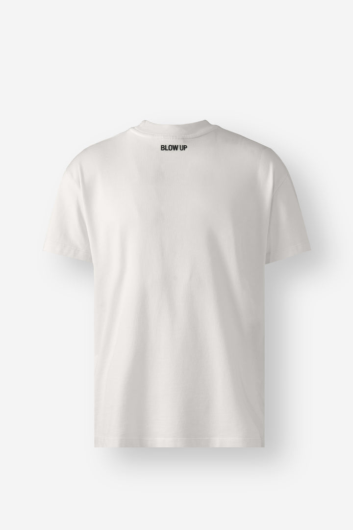Minimal regular fit ivory t-shirt