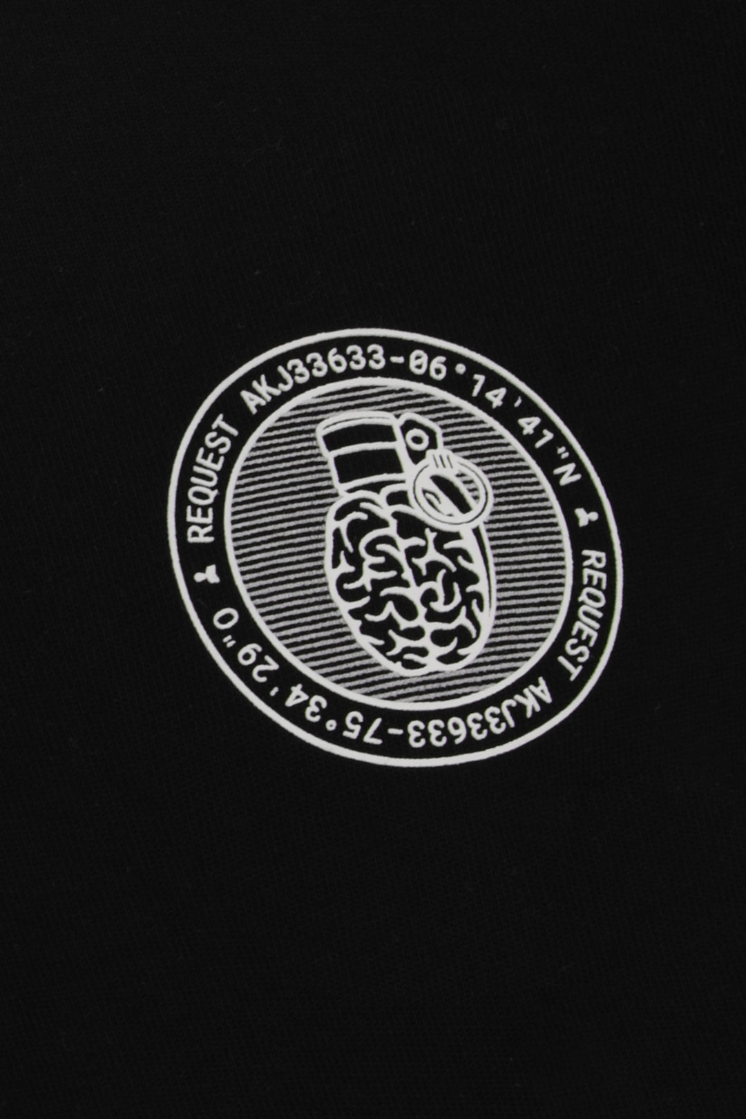 UNCHARTED BLACK REGULAR T-SHIRT