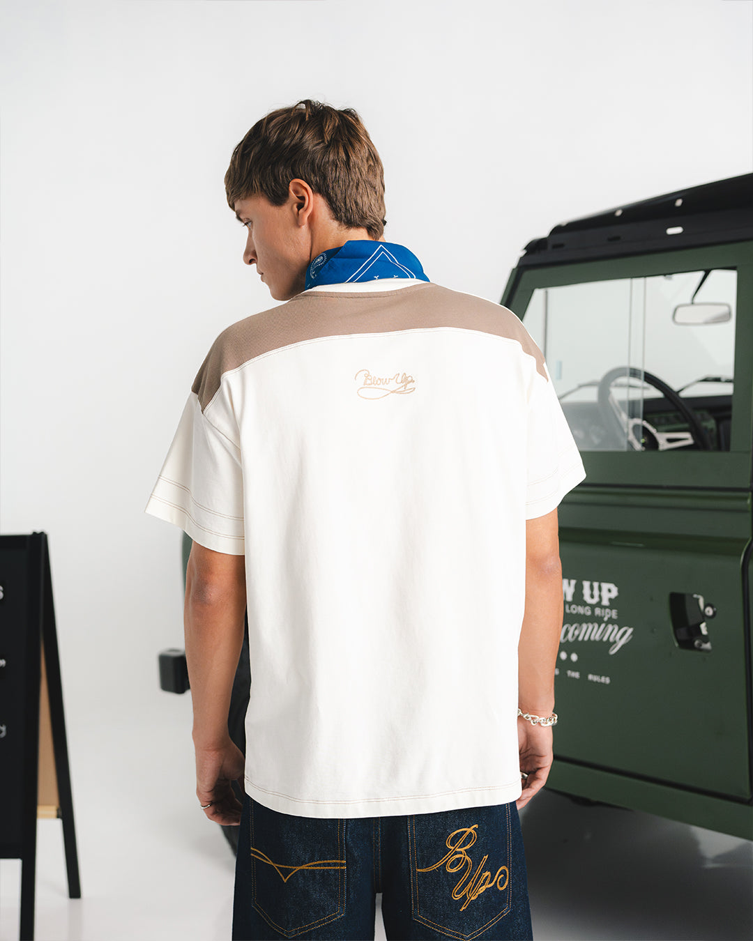 HOWDY REGULAR FIT IVORY T-SHIRT