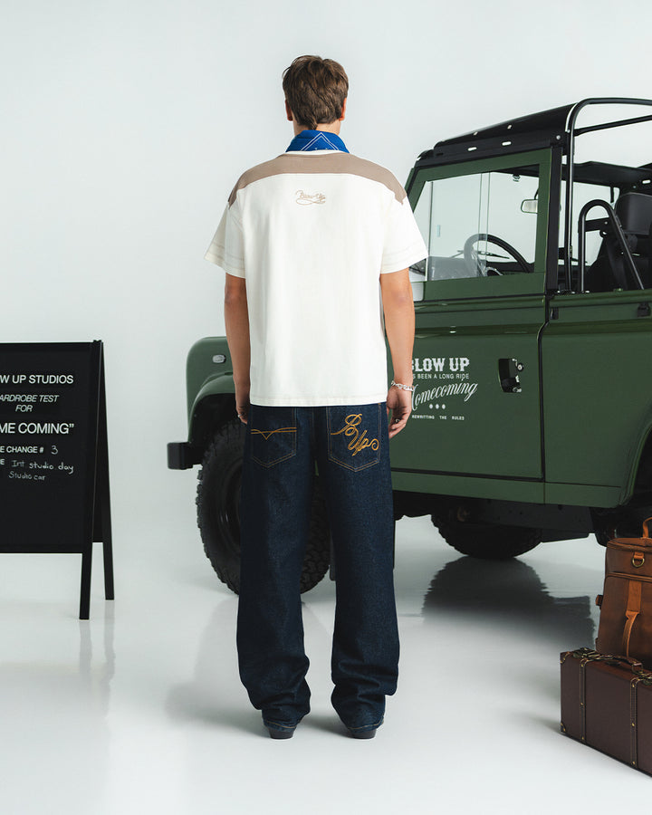 HOWDY REGULAR FIT IVORY T-SHIRT