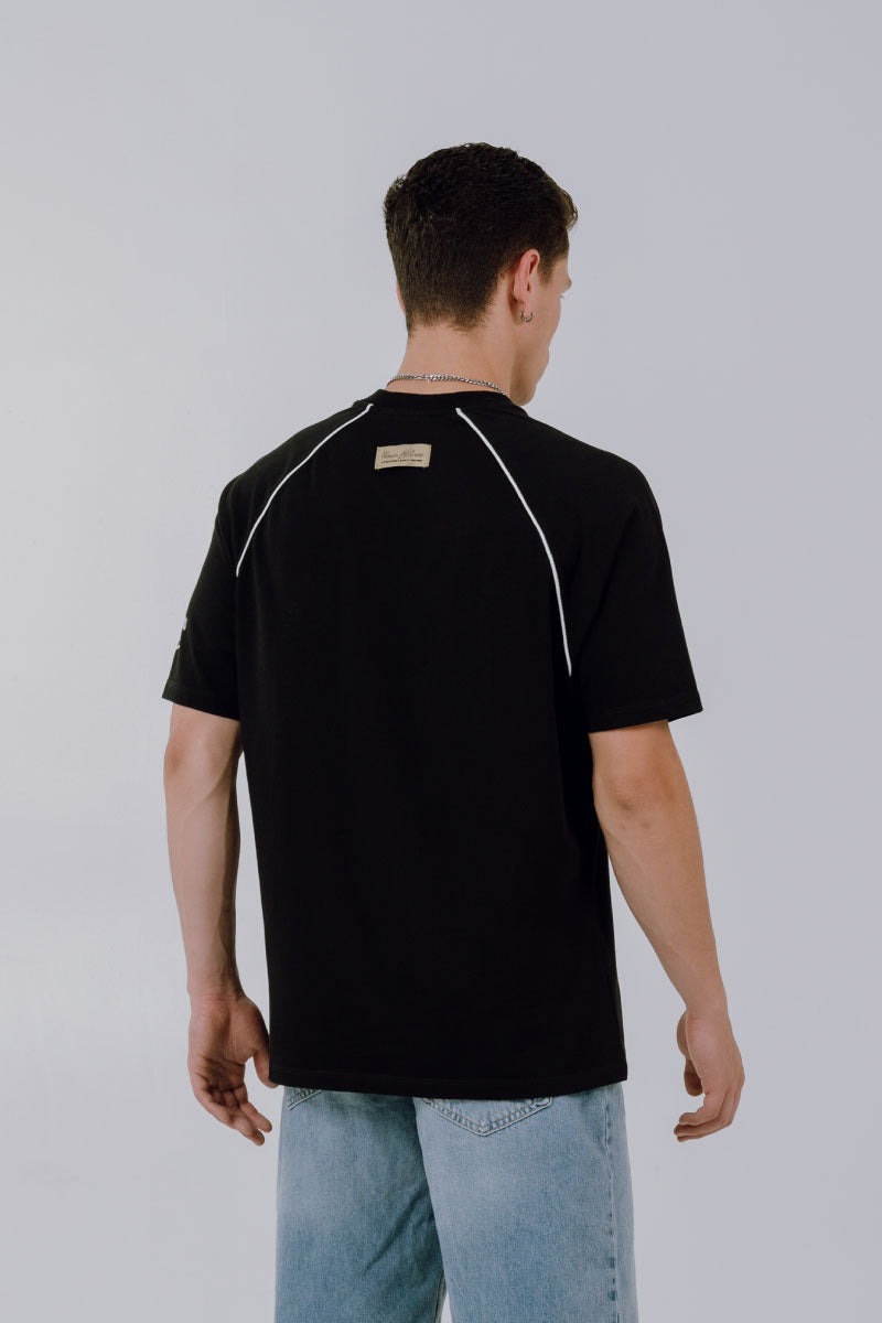 SLIM FIT BLACK  T-SHIRT