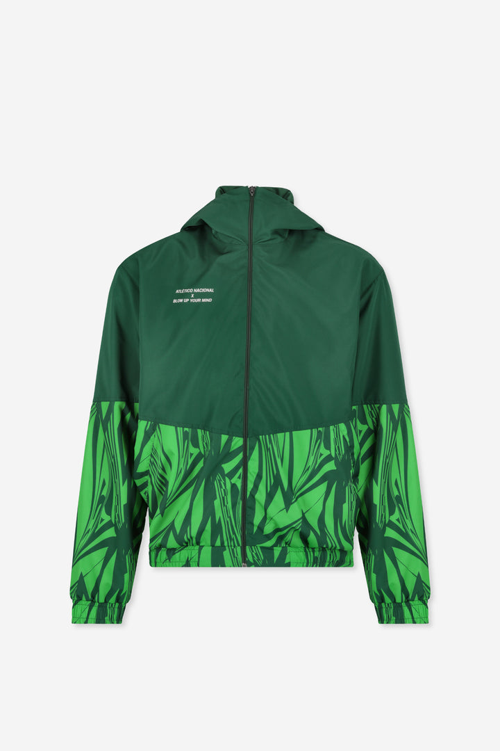 GREEN WINDBREAKER JACKET