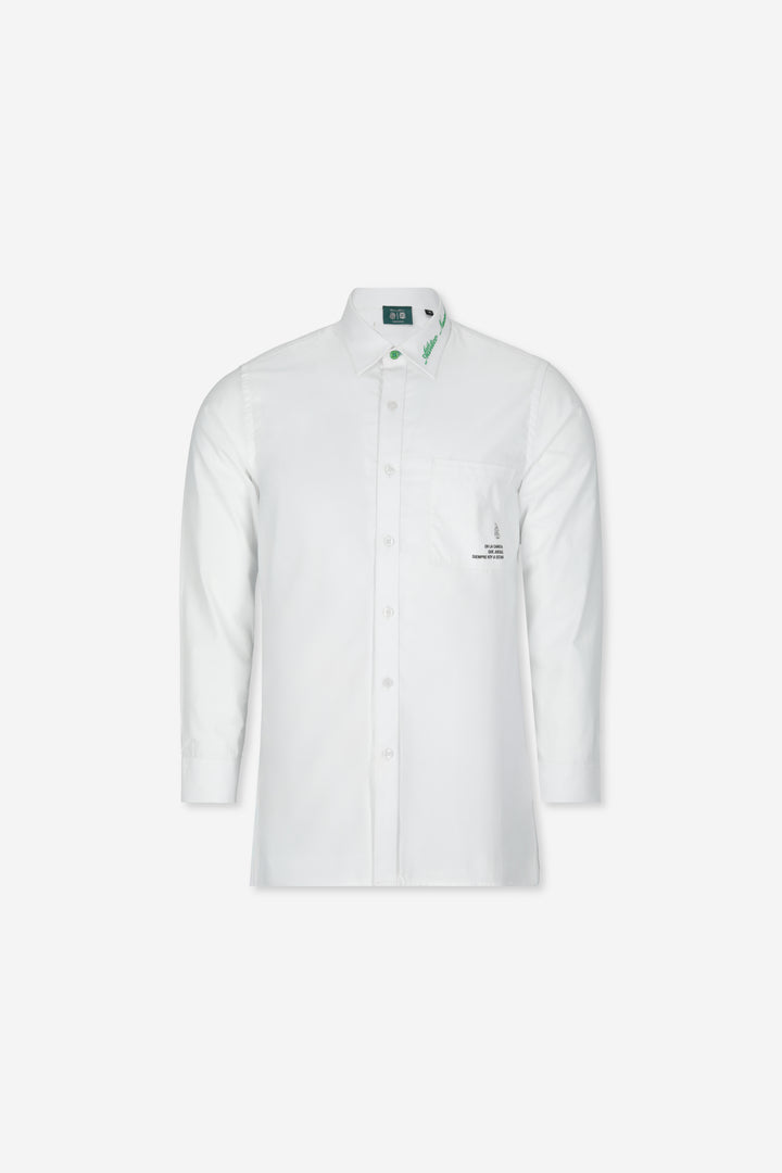 WHITE LONG SLEEVE SHIRT