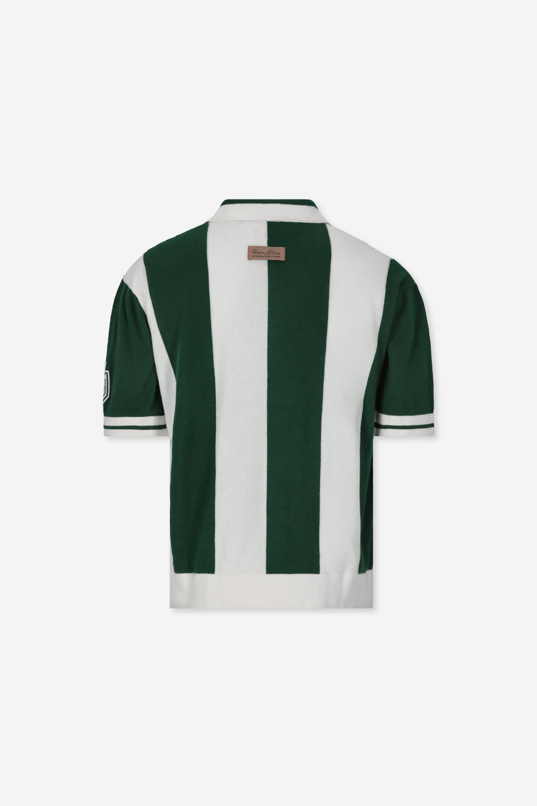 REGULAR FIT GREEN KNIT POLO