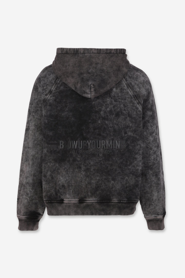 Black Washed Hoodie