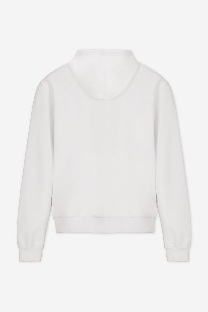 BADGE IVORY HOODIE