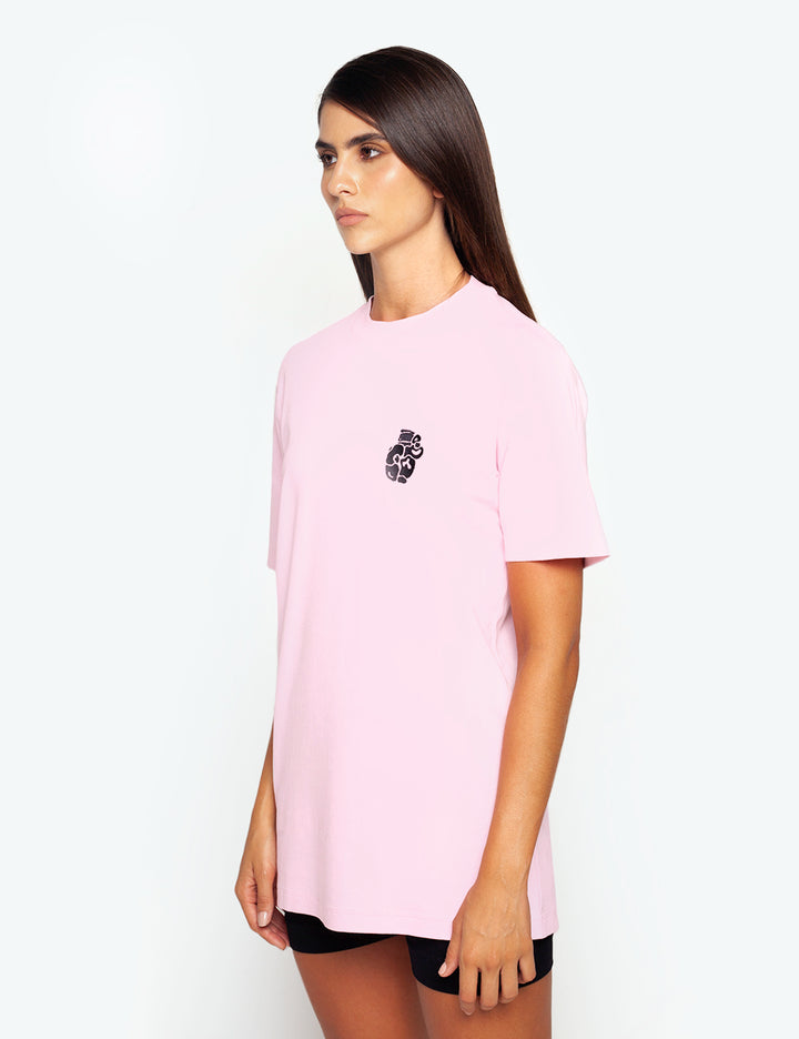 Slim Fit Pink T-Shirt