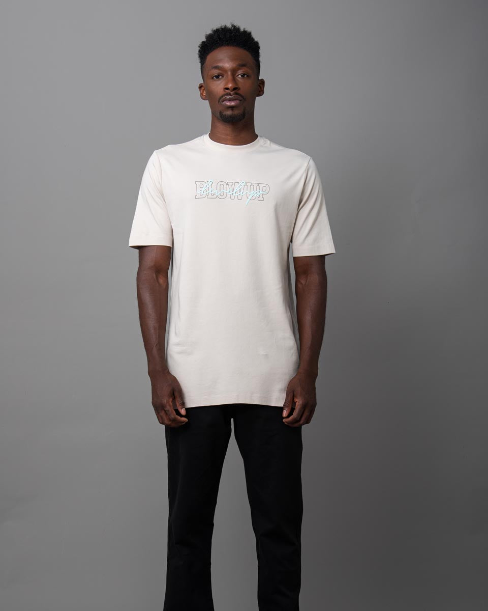 Slim Fit Ivory T-Shirt