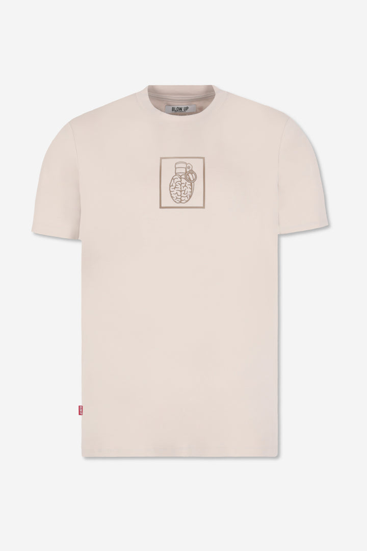 SLIM FIT IVORY T-SHIRT