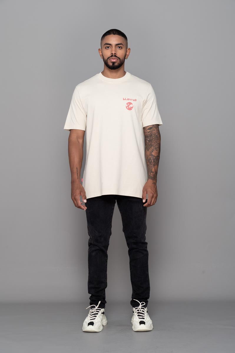 Slim Fit Ivory T-Shirt