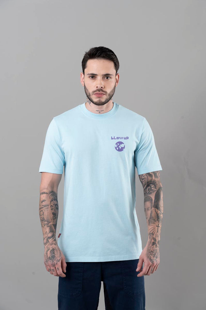 Slim Fit Blue T-Shirt