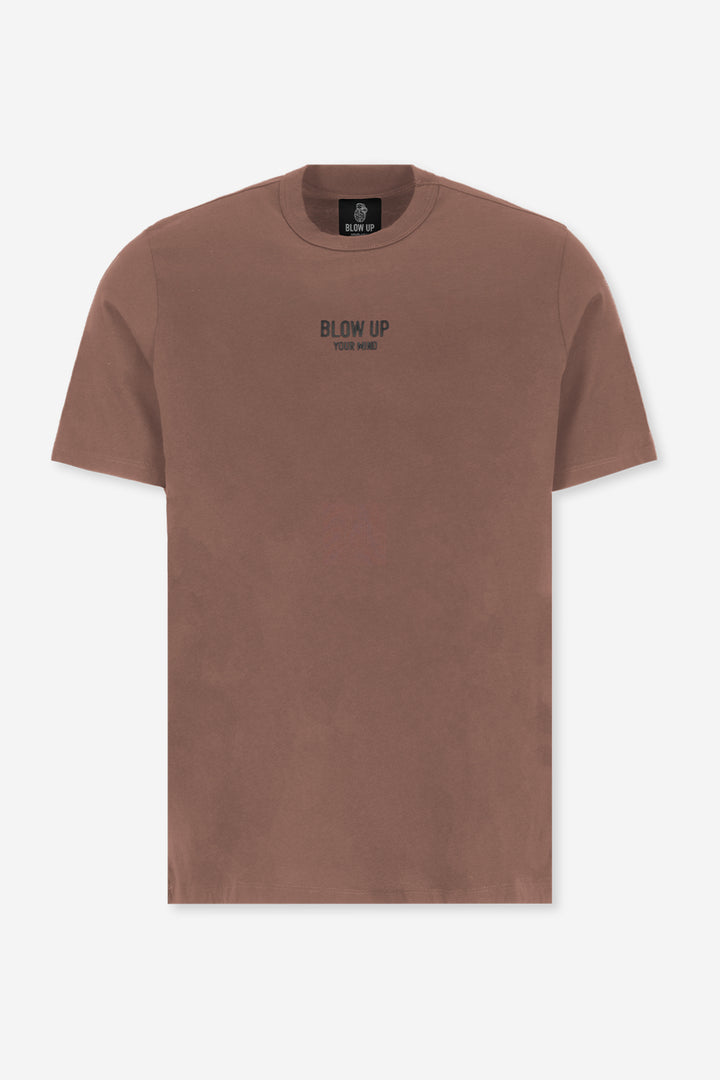 SLIM FIT BROWN T-SHIRT