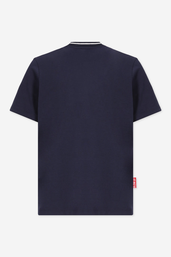 BIG GRANADE SLIM FIT BLUE T-SHIRT