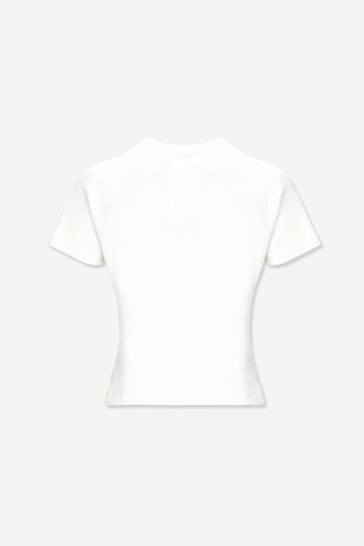 SHORT SLEEVE IVORY TOP